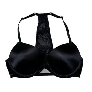 Victoria’s Secret Very Sexy Velvet Back Push Up Bra Black Women’s 32C